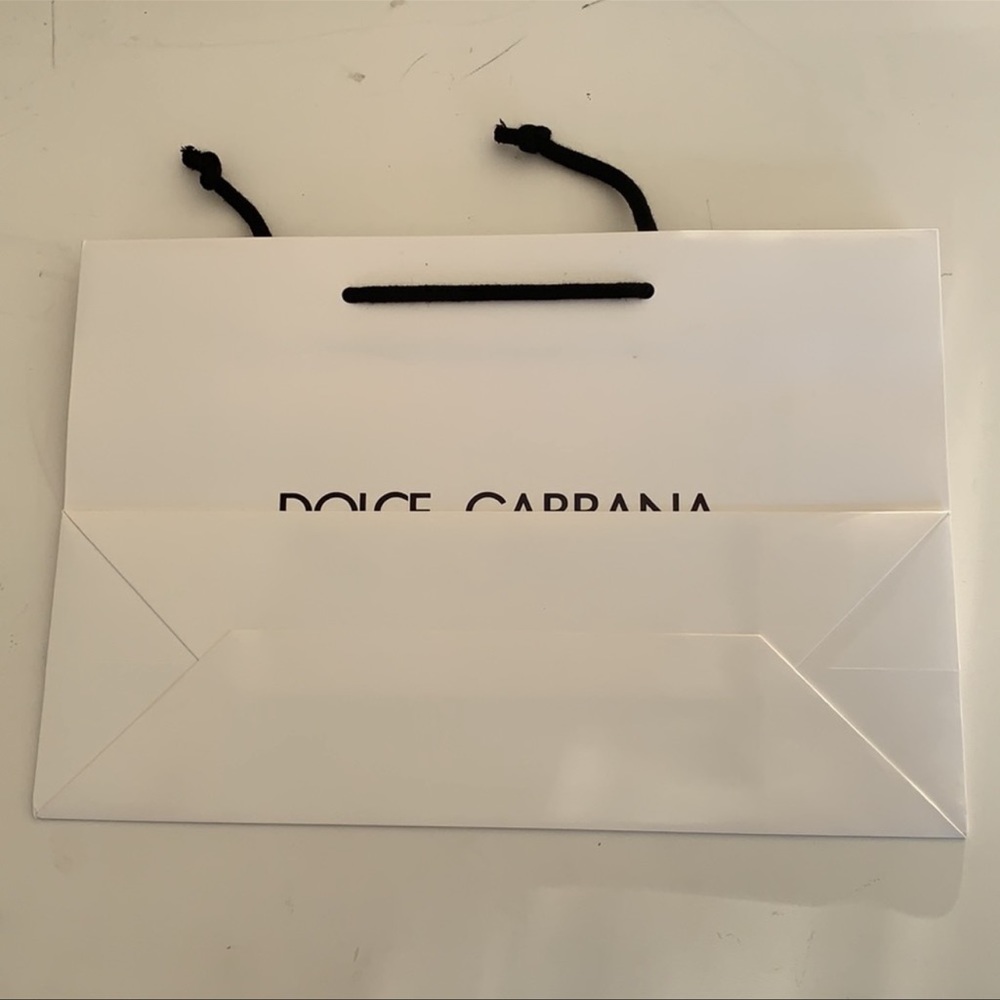 Small empty Dolce & Gabbana shopping bag
